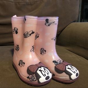 Size 9 Disney Store Minnie Mouse Rain Boots